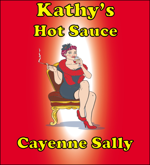 Kathy's Cayenne Sally Garlic Hot Sauce